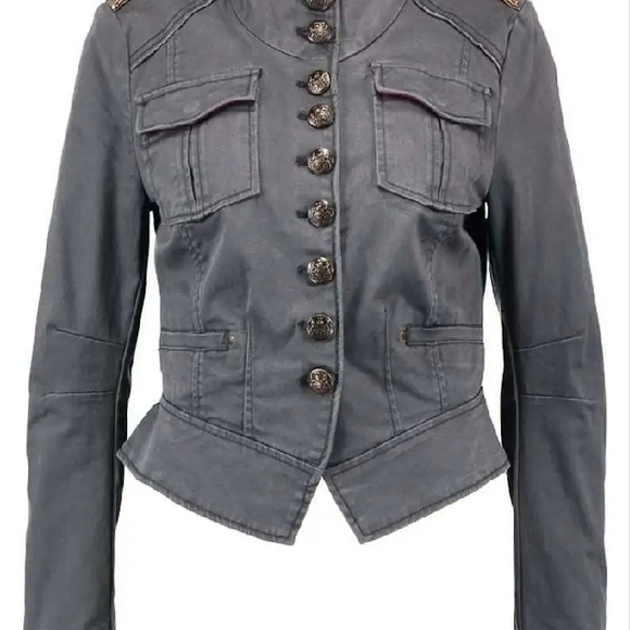 Free People - Shrunken Officer Jacket - Picture 4 of 10
